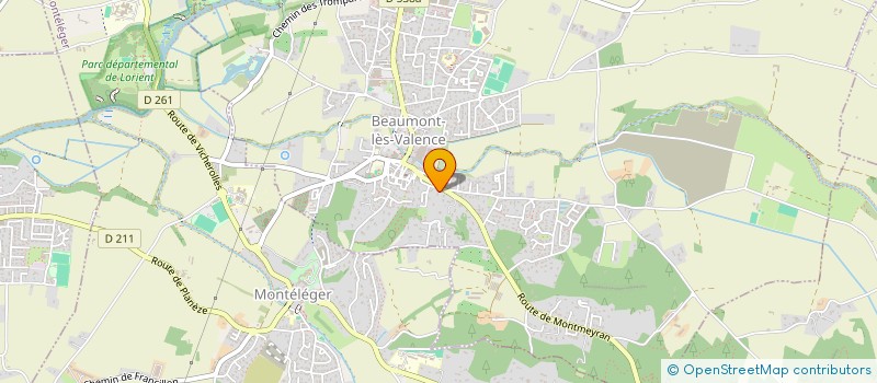 localisation de l'entreprise L & G  BEAUMONT-LES-VALENCE