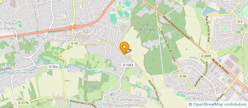 localisation de l'entreprise L G A  JOSSIGNY