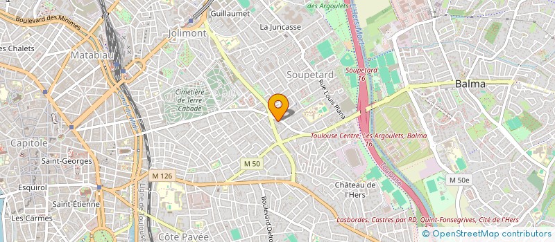 localisation de l'entreprise L.G.A. à TOULOUSE