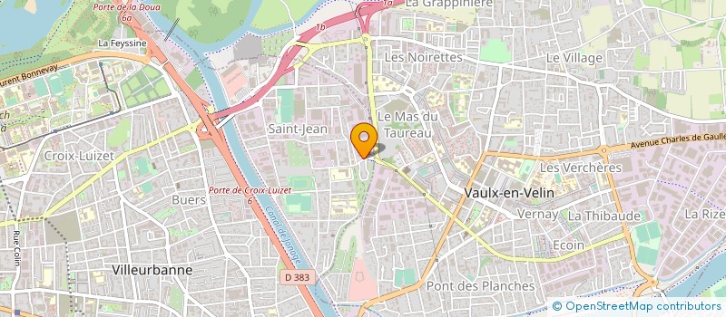 localisation de l'entreprise L.G.B MACHINES à VILLEURBANNE