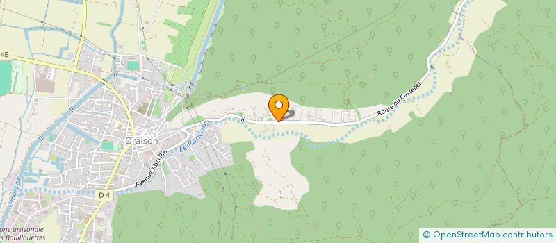 localisation de l'entreprise L G C  ORAISON
