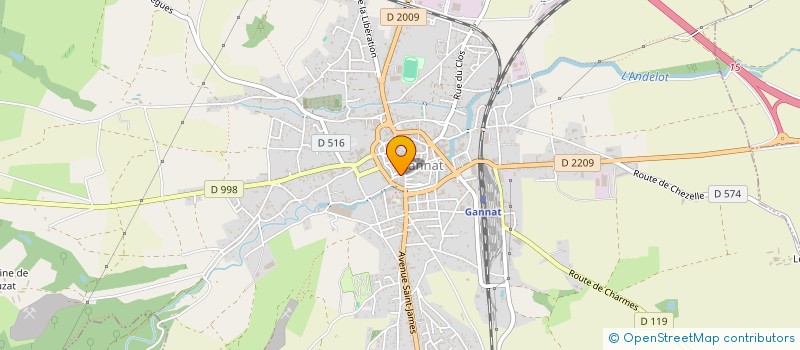 localisation de l'entreprise L G C à GANNAT