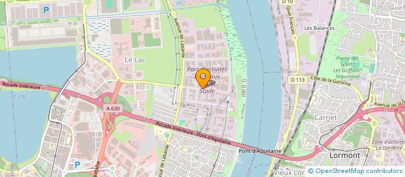 localisation de l'entreprise L.G.C  BORDEAUX