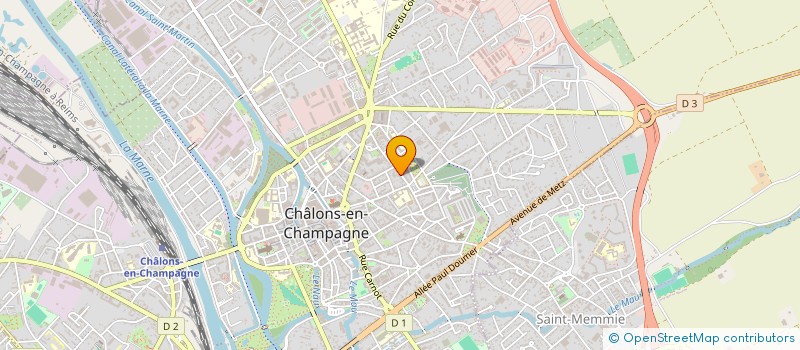localisation de l'entreprise L G C BATISSEURS à CHALONS-EN-CHAMPAGNE