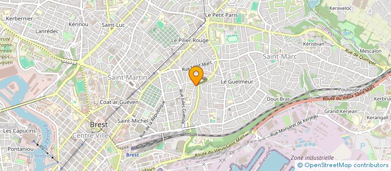 localisation de l'entreprise L.G. CONSULTING à BREST