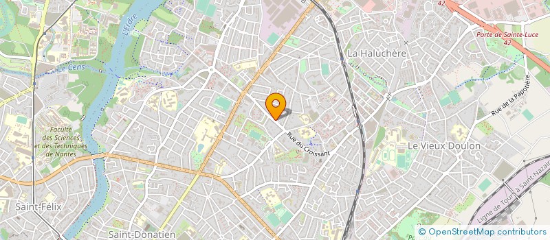localisation de l'entreprise L G CREATION à NANTES
