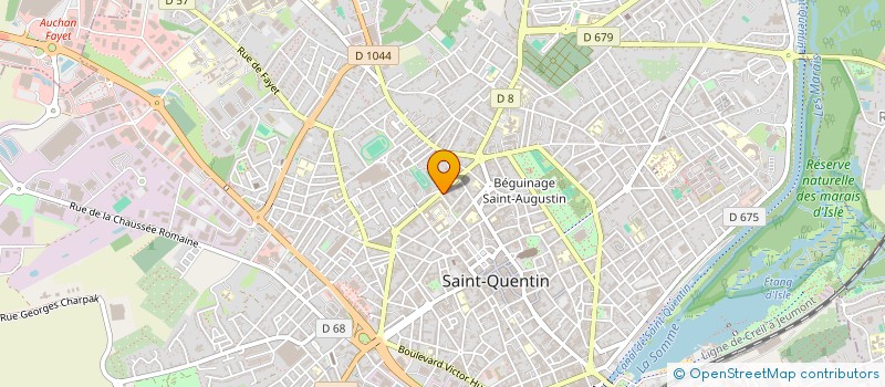 localisation de l'entreprise L.G.D à SAINT-QUENTIN