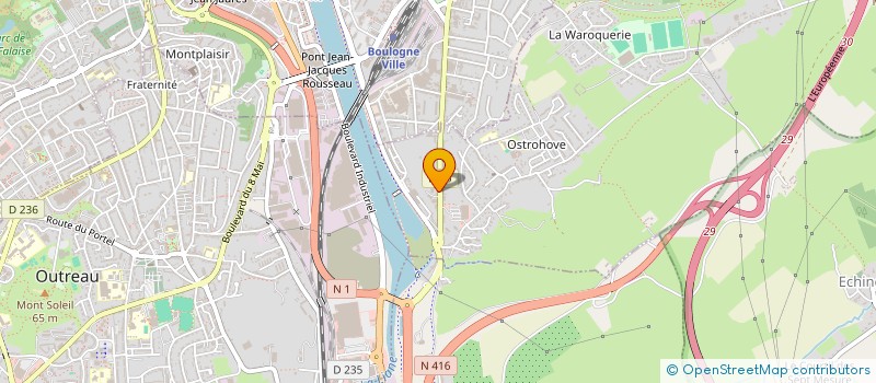 localisation de l'entreprise L.G.D. AUTO IMPORT  SAINT-MARTIN-BOULOGNE