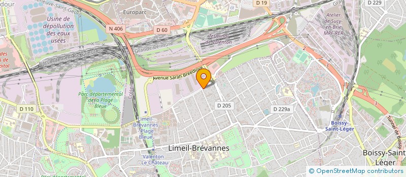 localisation de l'entreprise L-G-D  DEVELOPPEMENT à LIMEIL-BREVANNES
