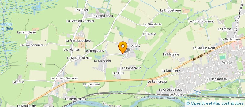 localisation de l'entreprise L.G DECO  VAIR-SUR-LOIRE