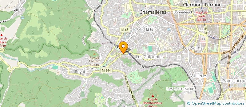 localisation de l'entreprise L.G.DEVELOPPEMENT  CHAMALIERES