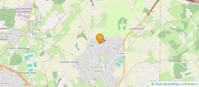 localisation de l'entreprise L G DISTRIBUTION  SARGE-LES-LE-MANS
