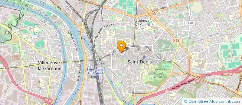 localisation de l'entreprise L.G.E. à SAINT-DENIS