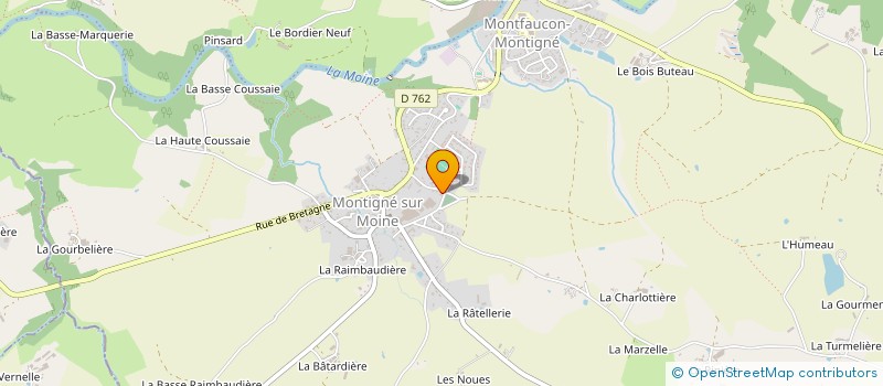 localisation de l'entreprise L.G.E.  SEVREMOINE