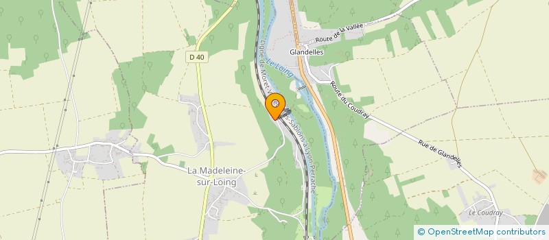 localisation de l'entreprise L.G.E.F. - SC  LA MADELEINE-SUR-LOING