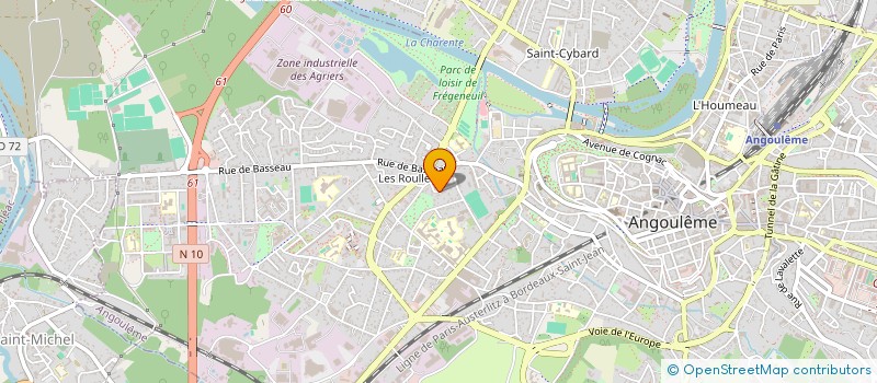 localisation de l'entreprise L G ENERGIES à ANGOULEME