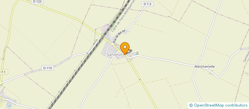 localisation de l'entreprise L G ENVIRONNEMENT à SANTEUIL