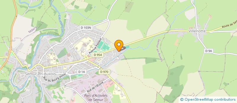 localisation de l'entreprise L.G FITNESS CONSULTING à SEMUR-EN-AUXOIS