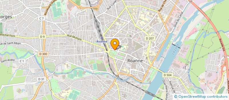 localisation de l'entreprise L.G FOOD  ROANNE