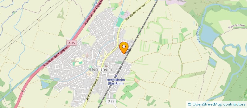 localisation de l'entreprise L.G.H  HERRLISHEIM