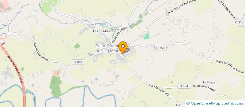 localisation de l'entreprise L.G.H. TRANSPORTS  SAINT-QUENTIN-SUR-LE-HOMME