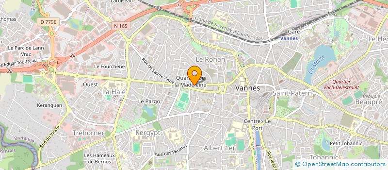 localisation de l'entreprise L.G.I à VANNES