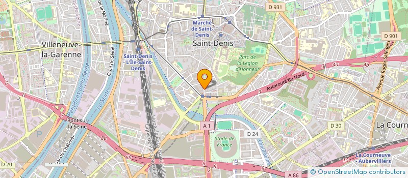 localisation de l'entreprise L.G.I. DISTRIBUTION à SAINT-DENIS