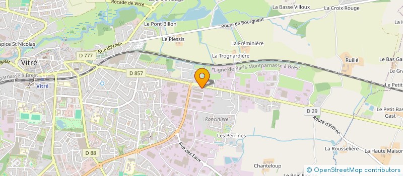 localisation de l'entreprise L.G. IMMO  VITRE