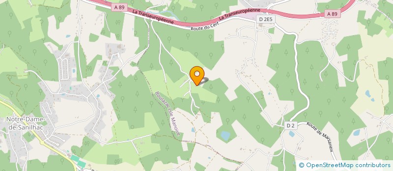 localisation de l'entreprise L.G.M.  BOULAZAC ISLE MANOIRE