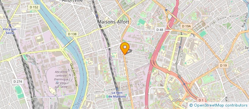 localisation de l'entreprise L G M  MAISONS-ALFORT