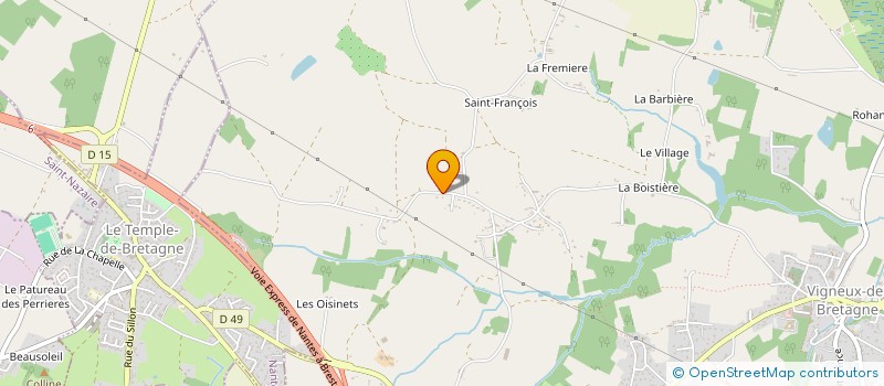 localisation de l'entreprise L.G.M à VIGNEUX-DE-BRETAGNE