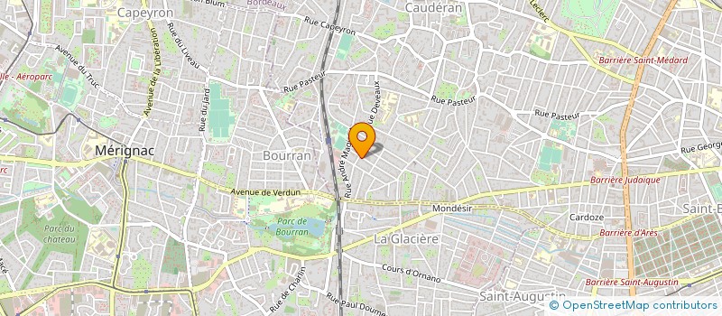 localisation de l'entreprise L.G.M.P à BORDEAUX