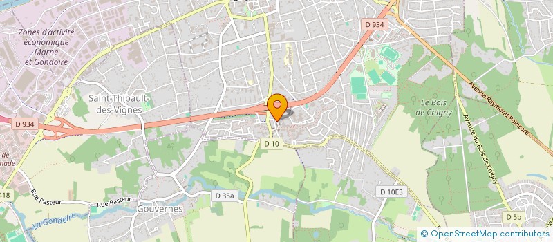 localisation de l'entreprise L.G.N.  LAGNY-SUR-MARNE