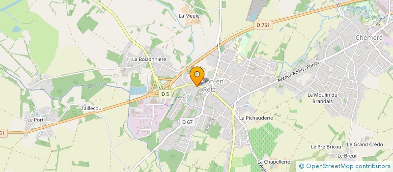 localisation de l'entreprise L.G.O  SAINT-PERE-EN-RETZ