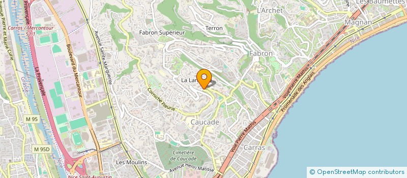 localisation de l'entreprise L.G.O. PATIS à NICE