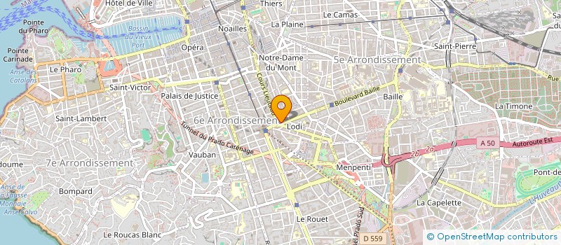 localisation de l'entreprise L.G.P à MARSEILLE