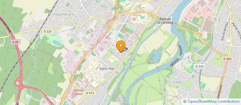 localisation de l'entreprise L-G PRODUCTIONS à DOLE