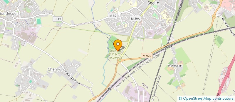 localisation de l'entreprise L.G.S.  SECLIN