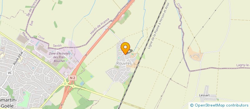 localisation de l'entreprise L.G.S à ARNOUVILLE