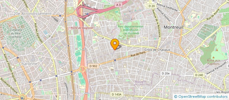 localisation de l'entreprise L.G.S. MIOUSIC à MONTREUIL