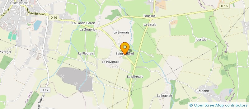 localisation de l'entreprise L.G.T.P.  CAMPBON