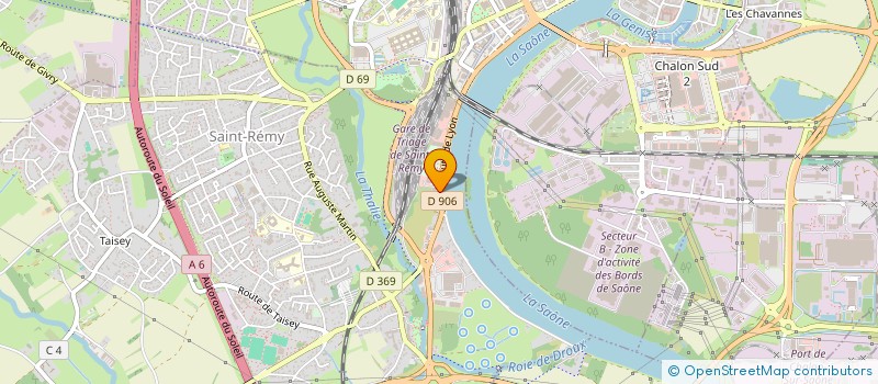 localisation de l'entreprise L.G.V.  SAINT-REMY