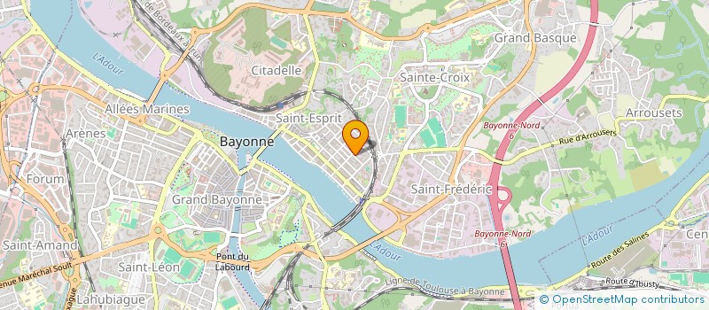 localisation de l'entreprise L G V D B X à BAYONNE