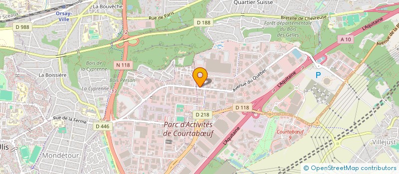 localisation de l'entreprise L.G.V INVESTISSEMENT à VILLEBON-SUR-YVETTE