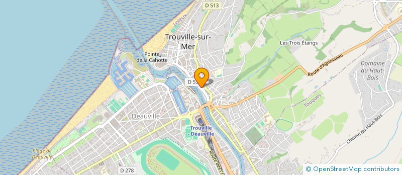 localisation de l'entreprise L.G.V.S. à TROUVILLE-SUR-MER
