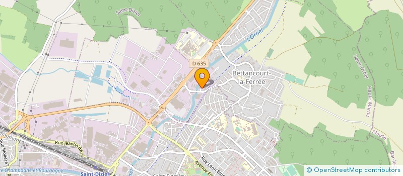 localisation de l'entreprise L-GELEC CHAUFFAGE à BETTANCOURT-LA-FERREE