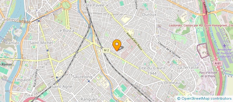 localisation de l'entreprise L @GENCE à TOULOUSE
