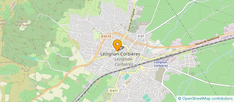 localisation de l'entreprise L'@GENCE à LEZIGNAN-CORBIERES
