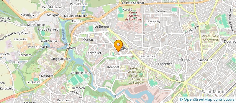 localisation de l'entreprise L GIBOIN à BREST