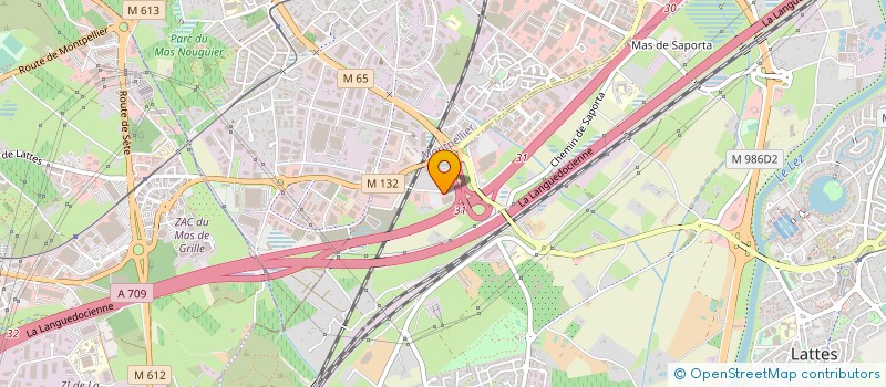 localisation de l'entreprise L GRIMAUTO à LATTES